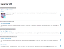 Tablet Screenshot of estonia2009.blogspot.com