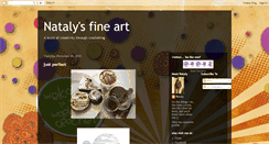 Desktop Screenshot of natalyfineart.blogspot.com