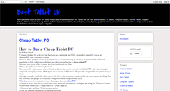 Desktop Screenshot of best-tablet-uk.blogspot.com