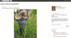 Desktop Screenshot of parisisalwaysagoodidea.blogspot.com