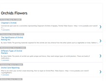 Tablet Screenshot of orchids-flowers.blogspot.com
