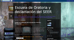 Desktop Screenshot of oratoriaydeclamacionseer.blogspot.com