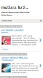 Mobile Screenshot of hatikumiliktuhan.blogspot.com