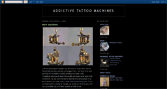 Desktop Screenshot of addictivetattoomachines.blogspot.com