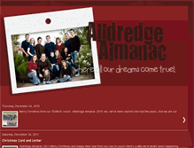 Tablet Screenshot of alldredgealmanac.blogspot.com