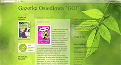 Desktop Screenshot of gazetkaosiedlowa.blogspot.com