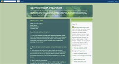 Desktop Screenshot of deerfieldhealth.blogspot.com