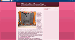 Desktop Screenshot of aminiaturemarvel.blogspot.com