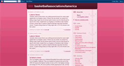 Desktop Screenshot of basketballassociationofamerica.blogspot.com