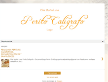 Tablet Screenshot of peritocaligrafolugo.blogspot.com