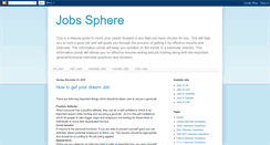 Desktop Screenshot of jobzsphere.blogspot.com