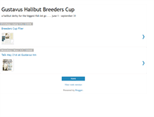 Tablet Screenshot of halibutbreederscup.blogspot.com