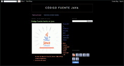 Desktop Screenshot of codigojavaups.blogspot.com