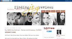 Desktop Screenshot of findingjoyreviews.blogspot.com