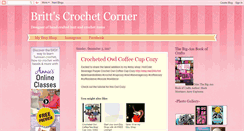 Desktop Screenshot of brittscrochetcorner.blogspot.com