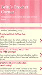 Mobile Screenshot of brittscrochetcorner.blogspot.com