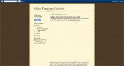 Desktop Screenshot of officefurniturecubicles.blogspot.com