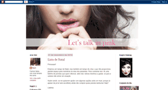 Desktop Screenshot of letstalkinpink.blogspot.com