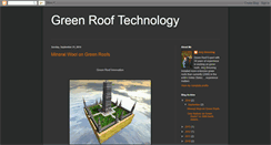 Desktop Screenshot of greenrooftechnology.blogspot.com