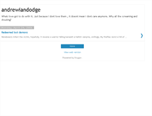 Tablet Screenshot of andrewiandodge46.blogspot.com