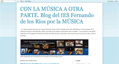 Desktop Screenshot of conlamusicaaotraparteiesfrios.blogspot.com