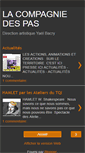 Mobile Screenshot of la-compagnie-des-pas.blogspot.com