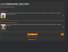 Tablet Screenshot of la-compagnie-des-pas.blogspot.com