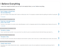 Tablet Screenshot of i-believe-everything.blogspot.com