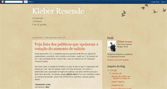 Desktop Screenshot of kleberresende.blogspot.com