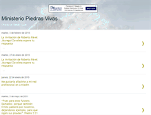 Tablet Screenshot of ministeriospiedrasvivas.blogspot.com