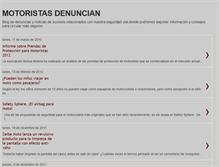 Tablet Screenshot of motoristasdenuncian.blogspot.com