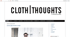 Desktop Screenshot of cloththoughts.blogspot.com