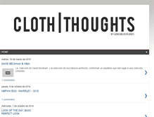 Tablet Screenshot of cloththoughts.blogspot.com