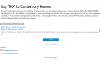 Tablet Screenshot of notocanterbury.blogspot.com