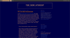 Desktop Screenshot of new-atheist.blogspot.com