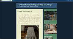 Desktop Screenshot of cynthiawebber.blogspot.com