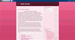 Desktop Screenshot of matharticl.blogspot.com