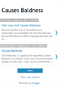 Mobile Screenshot of causesbaldness.blogspot.com