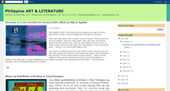Desktop Screenshot of pbsphilippineliterature.blogspot.com