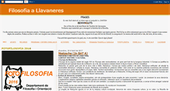Desktop Screenshot of filosofiallavaneres.blogspot.com