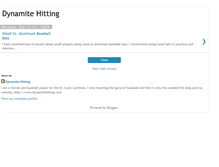 Tablet Screenshot of dynamitehitting.blogspot.com