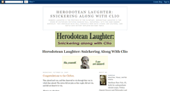 Desktop Screenshot of herodoteanlaughter.blogspot.com