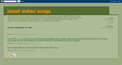 Desktop Screenshot of indiansongs.blogspot.com
