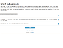 Tablet Screenshot of indiansongs.blogspot.com
