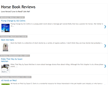 Tablet Screenshot of horsebookreviews.blogspot.com