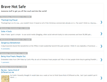 Tablet Screenshot of bravenotsafe.blogspot.com