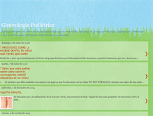 Tablet Screenshot of ginecologiapediatrica.blogspot.com