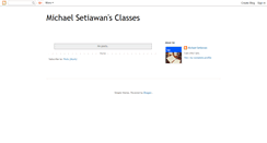 Desktop Screenshot of michaelsetiawan-classes.blogspot.com