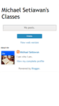 Mobile Screenshot of michaelsetiawan-classes.blogspot.com