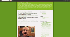 Desktop Screenshot of irishnationalcaucus.blogspot.com